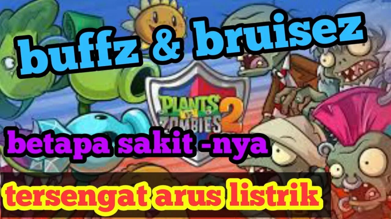 tersengat arus listrik, langsung gosong | plants vs zombies 2 epic quest buffz & bruisez