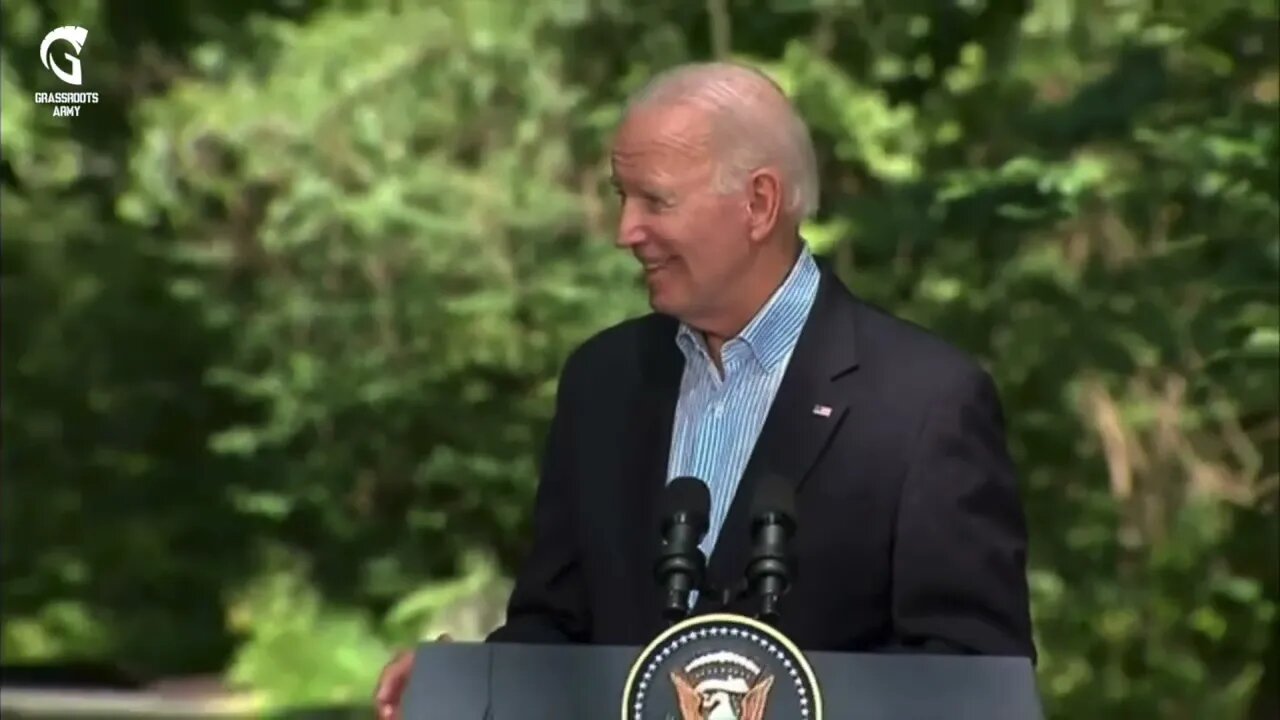 Joe Biden Gives "INSPIRING" Speech at Camp David