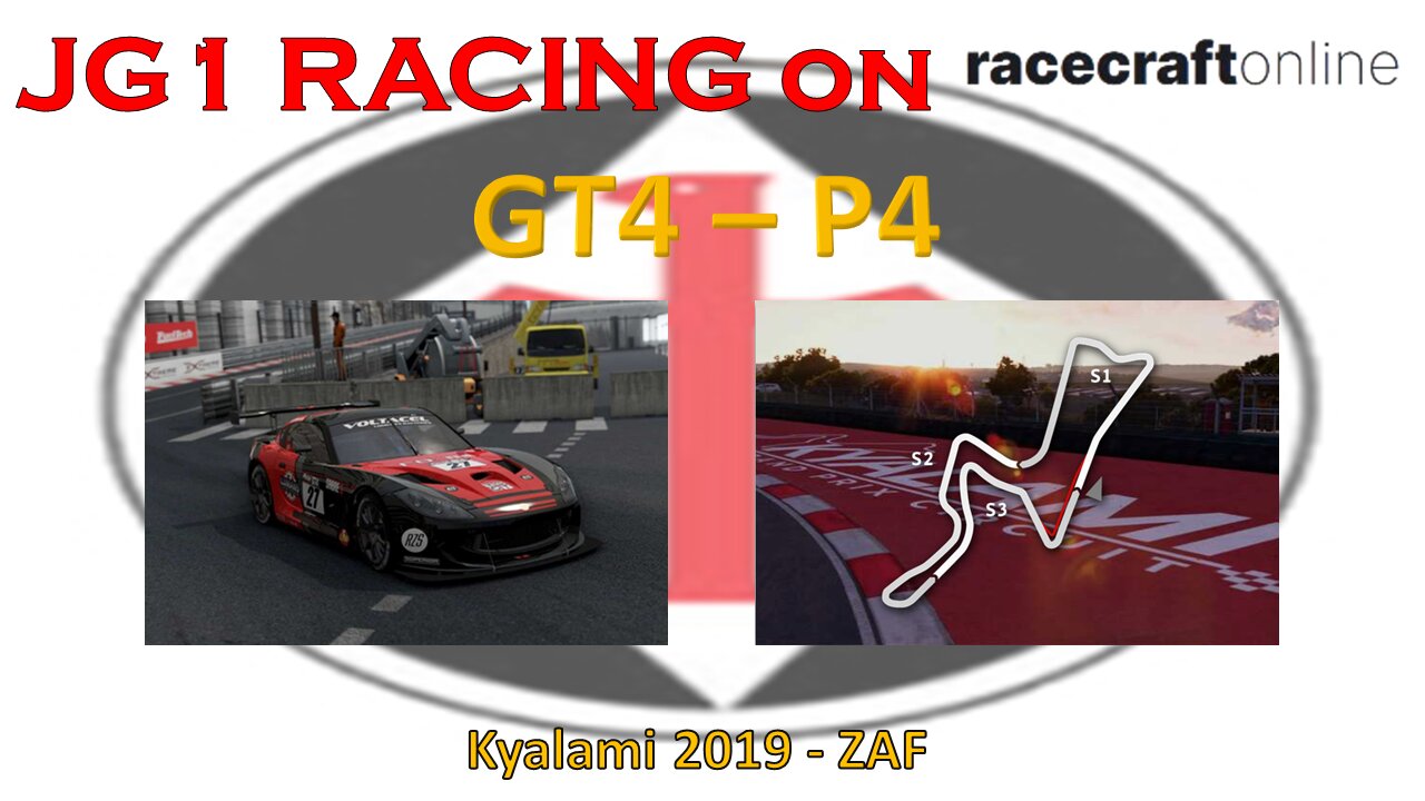 JG1 RACING on RCO - GT4 - P4 - Kyalami 2019 - ZAF