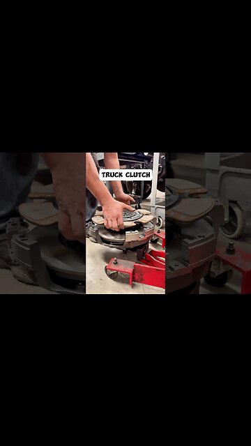Getting ready to install the clutch for a semi truck #mechanic #mechaniclife #mechanical #clutch