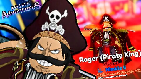 GOL D. ROGER (PIRATE KING) NO ANIME ADVENTURES