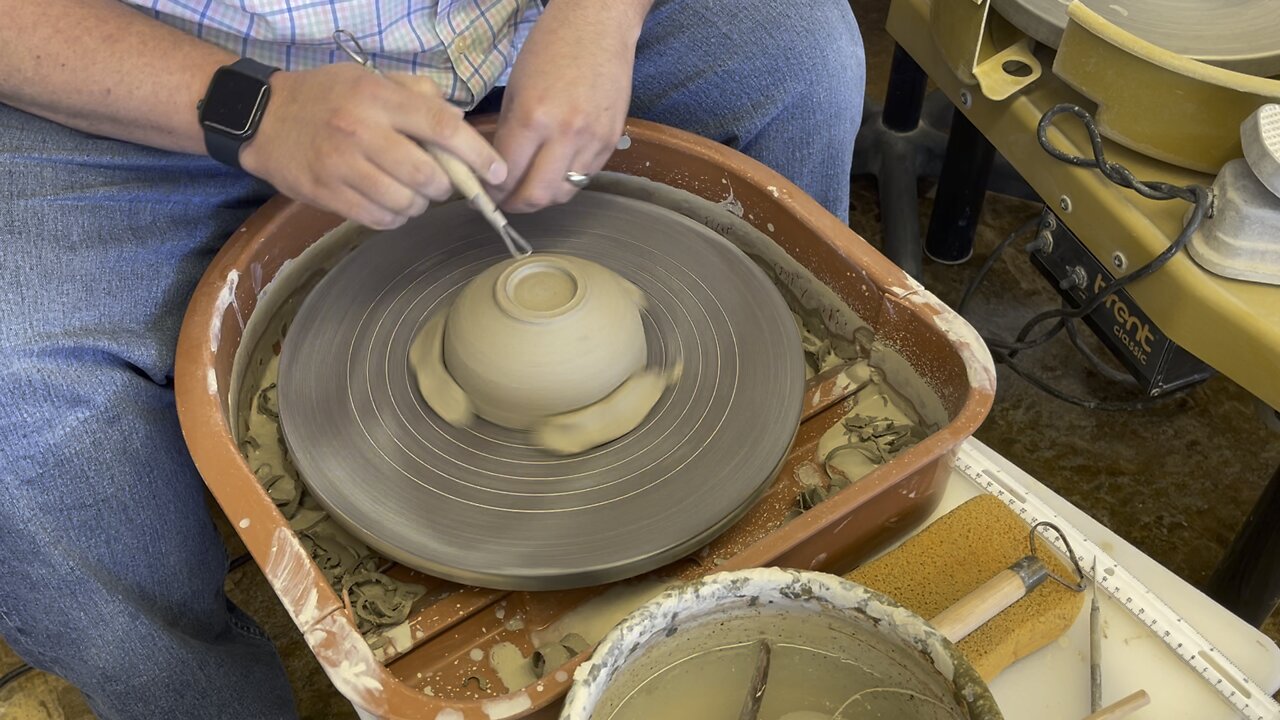 Trimming a small bowl