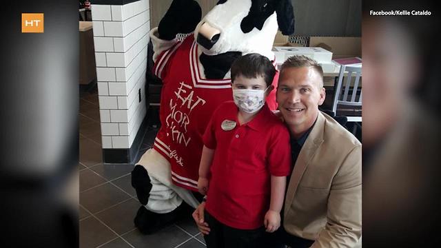 This boy with a rare allergy disorder finally got his wish thanks to his favorite restaurant