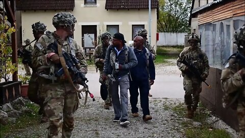 U.S. Army Paratroopers Conduct High Value Target Extraction - Bayonet Ready 22