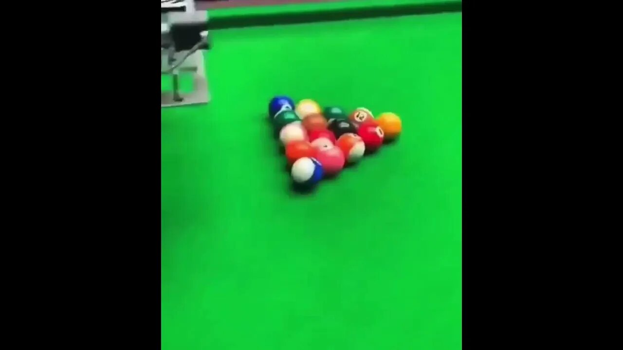 Smart Robotic add-on to a Pool Table Perfect Every Time, Amazing Training Device For Pool Table