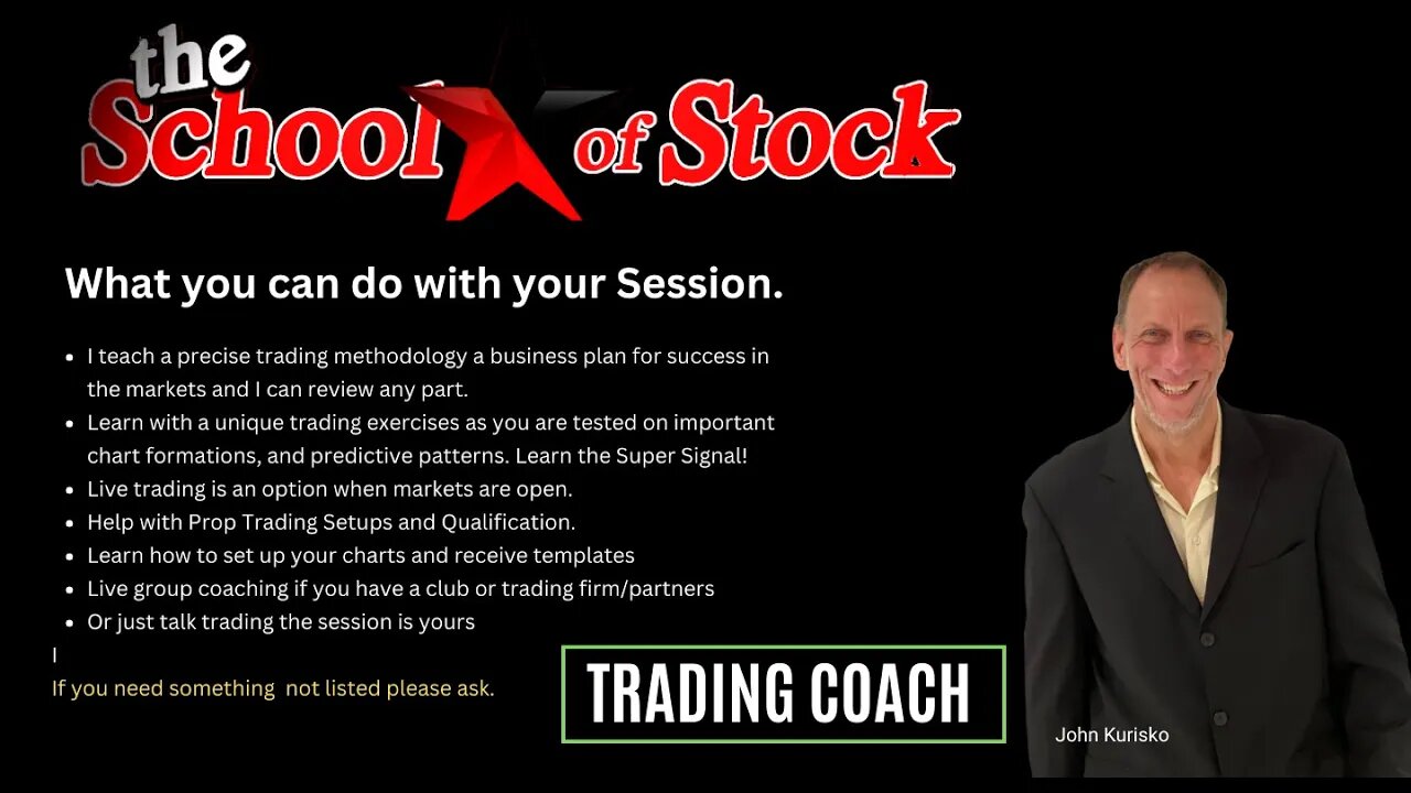 The School of Stock 1 on 1 Coaching and Mentorship Program.