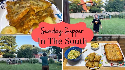 *NEW* Southern Sunday Supper || Garden Fresh Pasta Sauce & Poorman’s Chocolate Cake || Ky’s BIG News