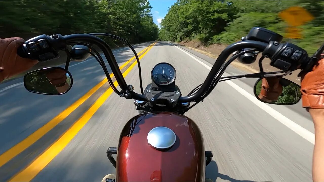 Pure {RAW} Sound | Harley Davidson Sportster Iron 1200 Exhaust sound only (ASMR GoPro 4K POV)