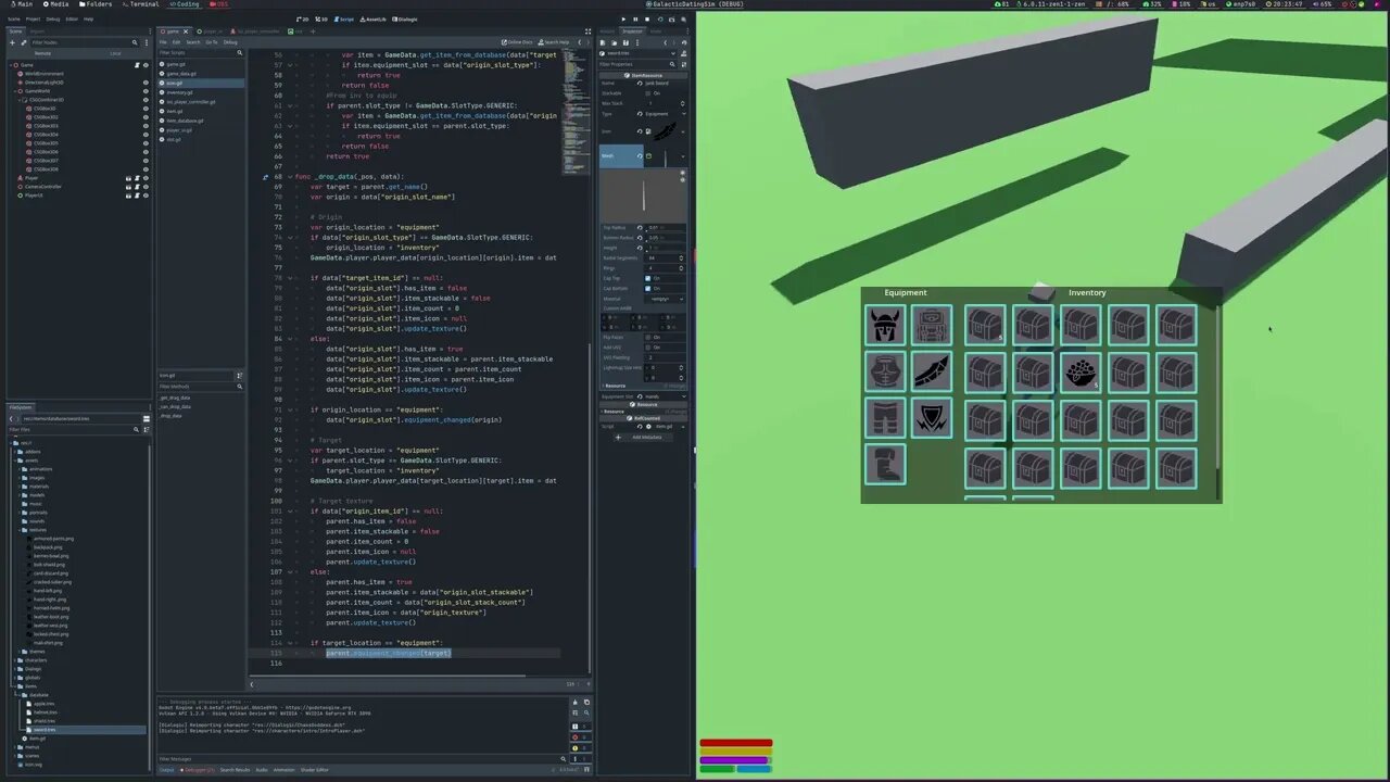 Godot 4 - Inventory System