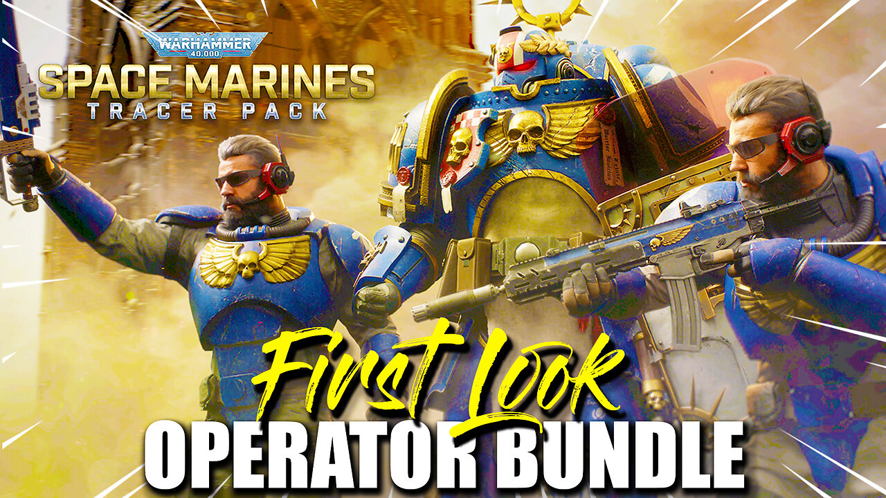 WarHammer 40,000 Space Marine Tracer Pack Operator Weapon Bundles in Modern Warfare 3 (4K)