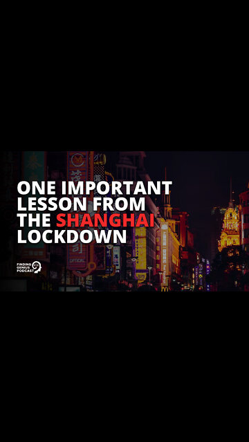 One Important Lesson From the Shanghai Lockdown #shorts