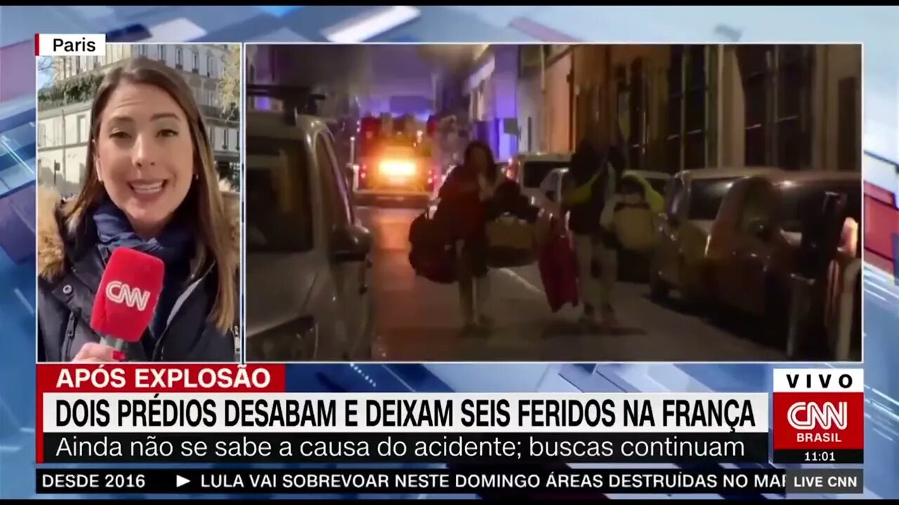 Dois prédios desabam na França após explosão; seis pessoas ficam feridas | LIVE CNN @shortscnn