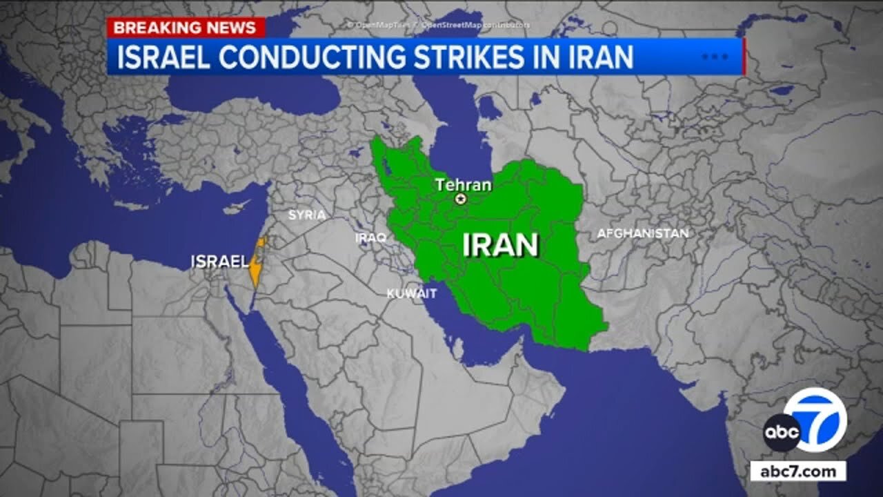 Israeli military launches strikes on military targets in Iran, officials say