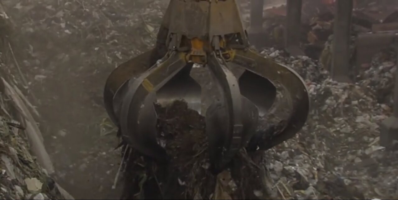 Trash to energy plant