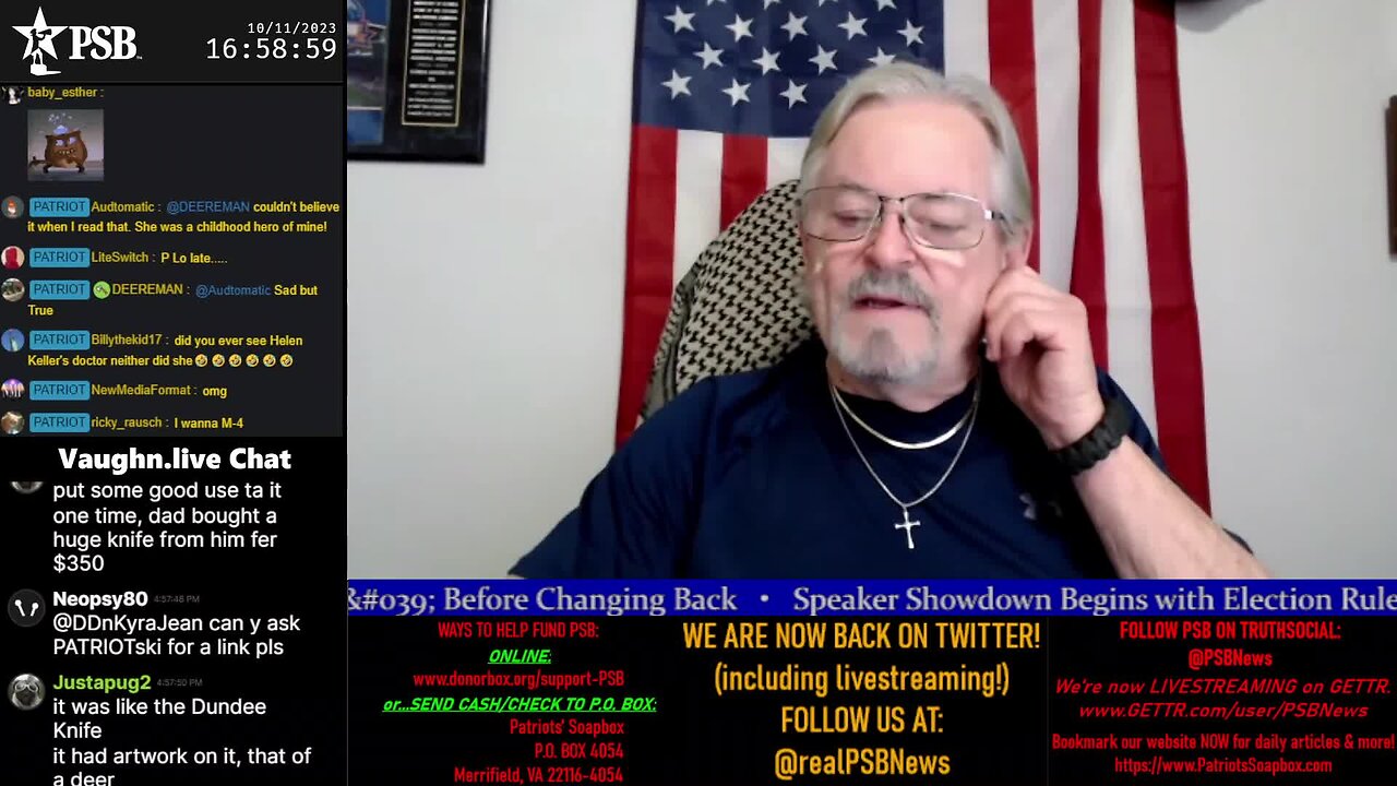 2023-10-11 16:52 EDT - The PATRIOTski Tavern: