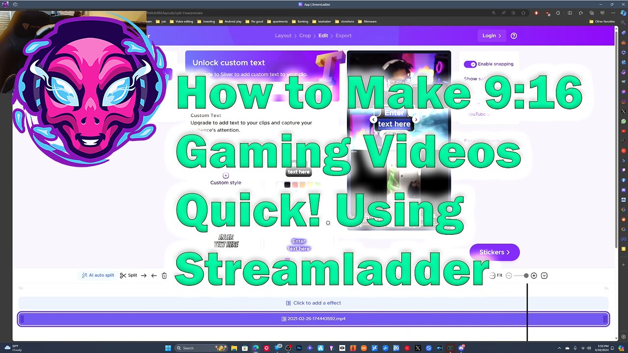 How to make 9:16 Videos for Gaming Content Quick ! | RazKid