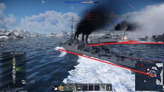 War Thunder - 3-Destroyer pile-up, one was totaled!