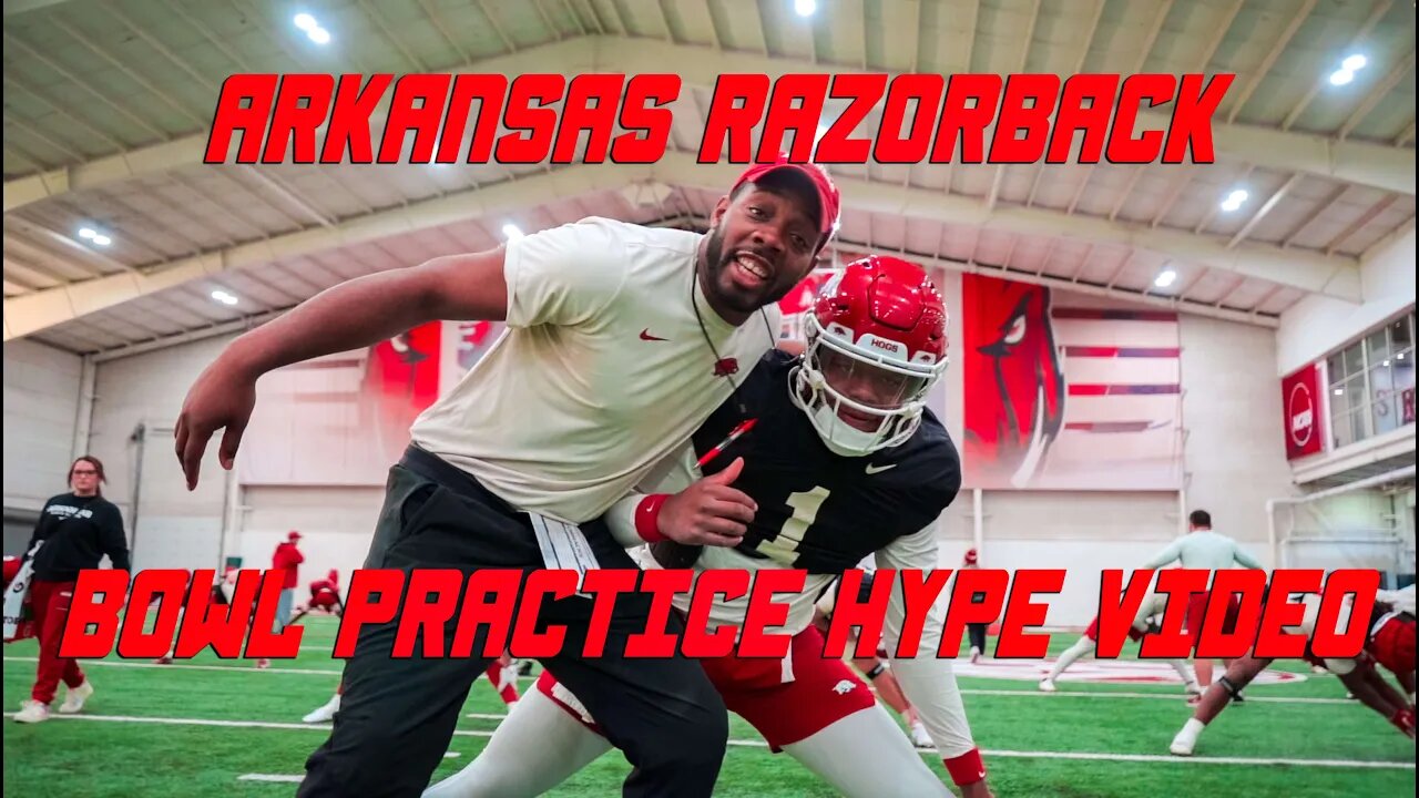 Arkansas Razorback Bowl Practice Hype Video | 2023 | Armour Studios HD