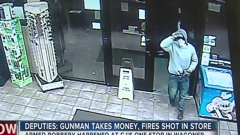 Gunman Takes Money, Fires Shot In Store