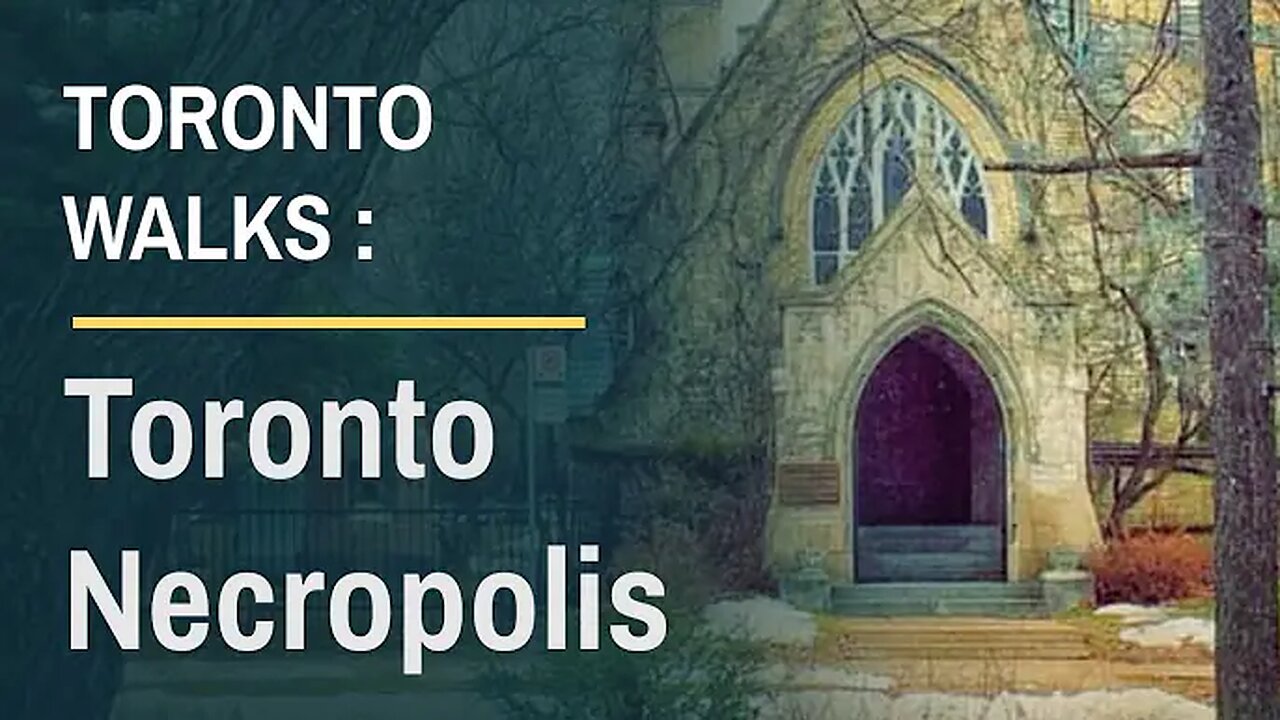 "TORONTO WALKS: Toronto Necropolis & Crematorium - ASMR w. Piano Music" (27Nov2021)