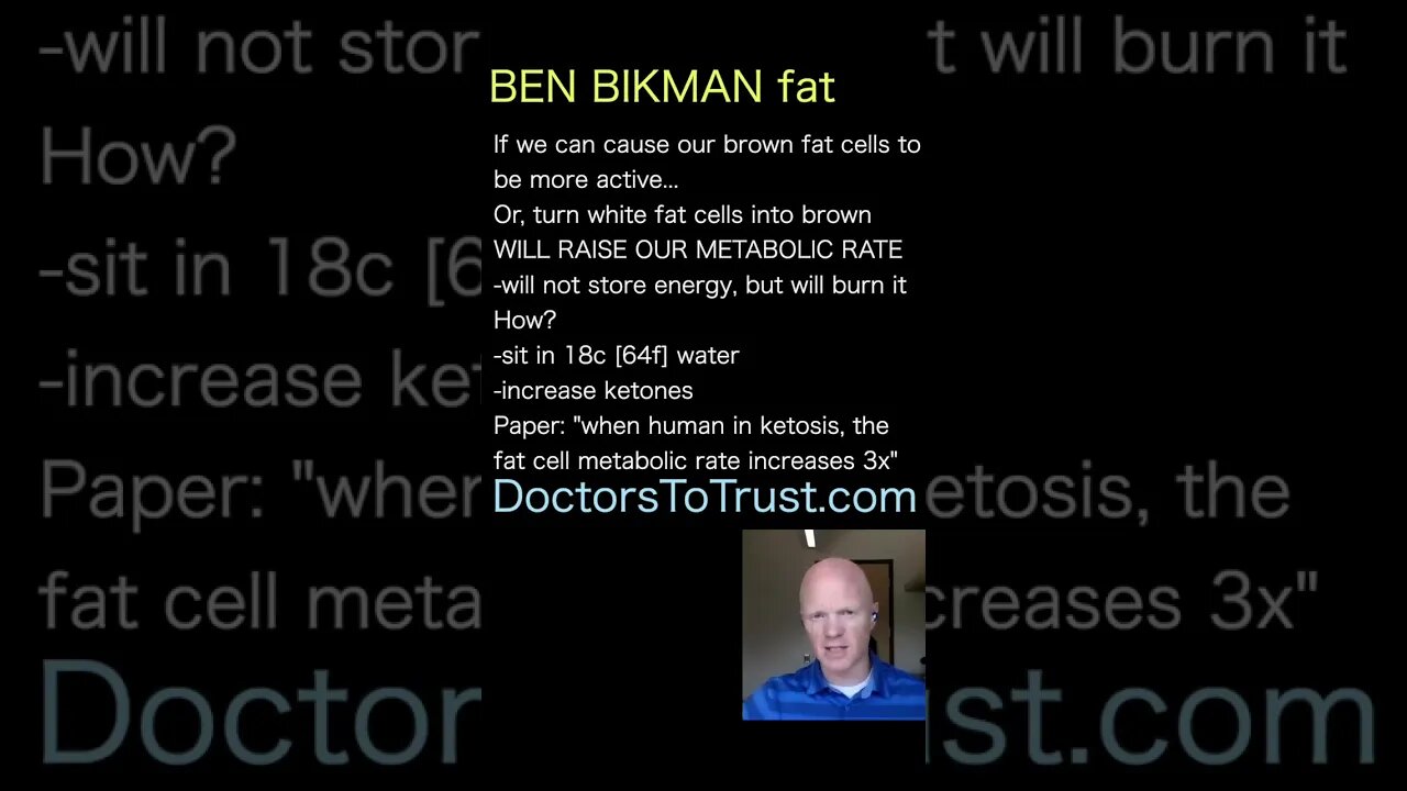 BEN BIKMAN metabolic rate on ketosis? Up 3 times