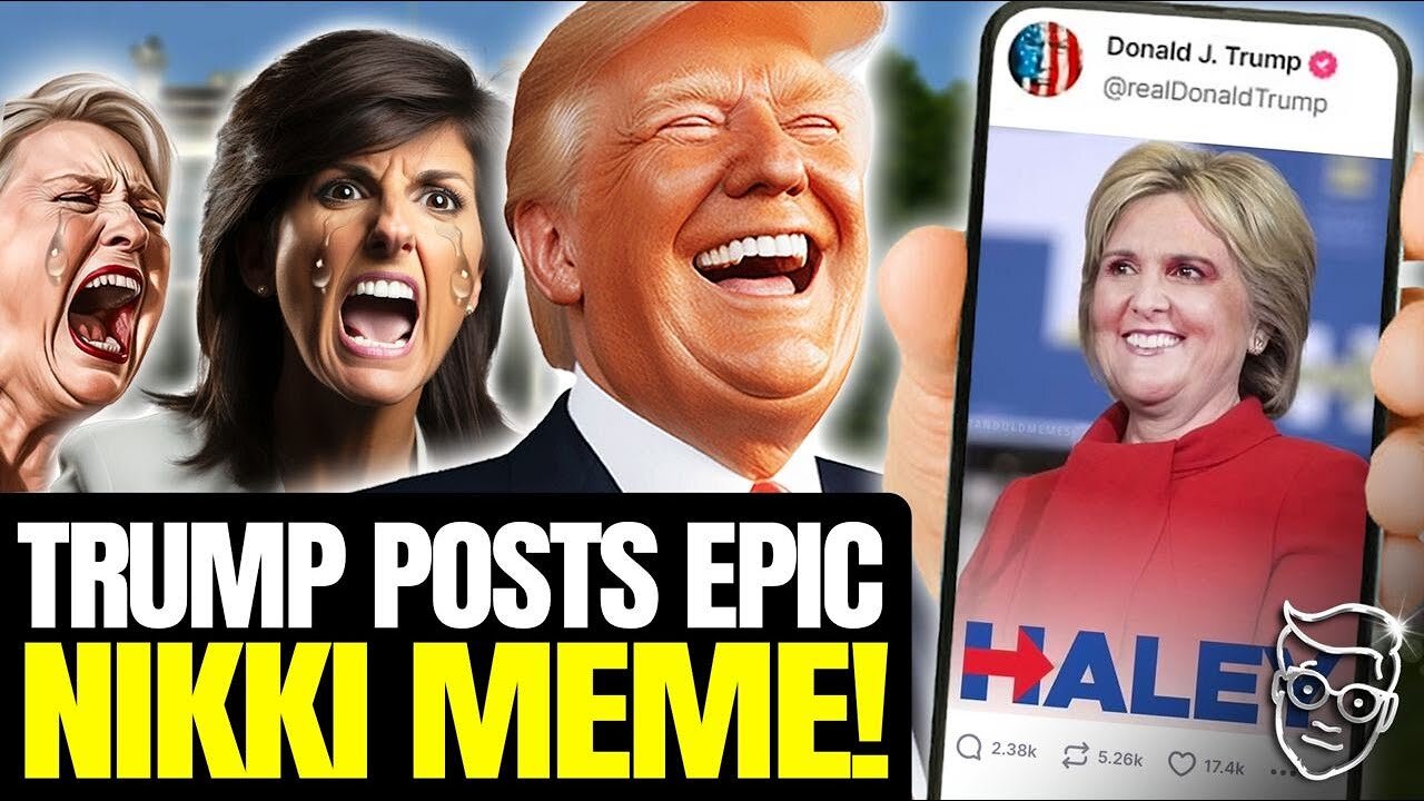 TRUMP NUKES NIKKI WITH SAVAGE HILLARY MEME, BREAKS INTERNET AS HALEY SUPPORT COLLAPSES| 'DEM PLANT!'