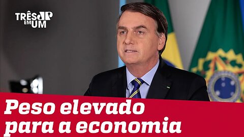 Bolsonaro: auxílio permanente quebraria o país