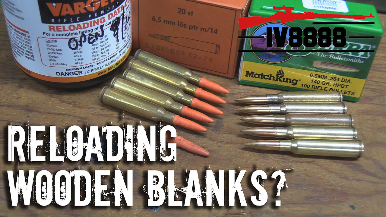 Reloading Swedish Wooden Blanks