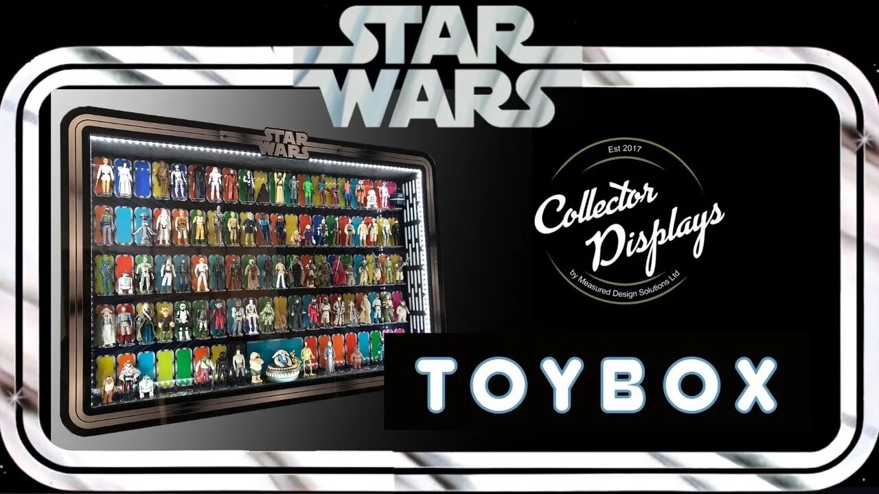 VINTAGE STAR WARS TOYBOX WITH COLLECTOR DISPLAYS