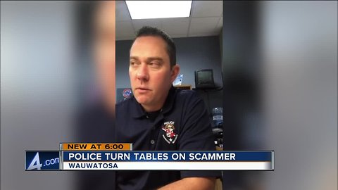 Wauwatosa PD Captain confronts scammers