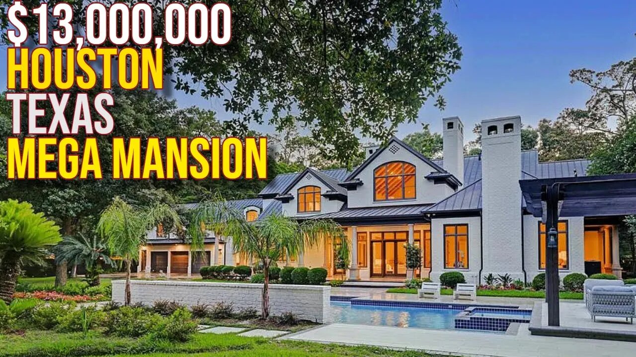 Touring $13,000,000 Houston Texas Mega Mansion