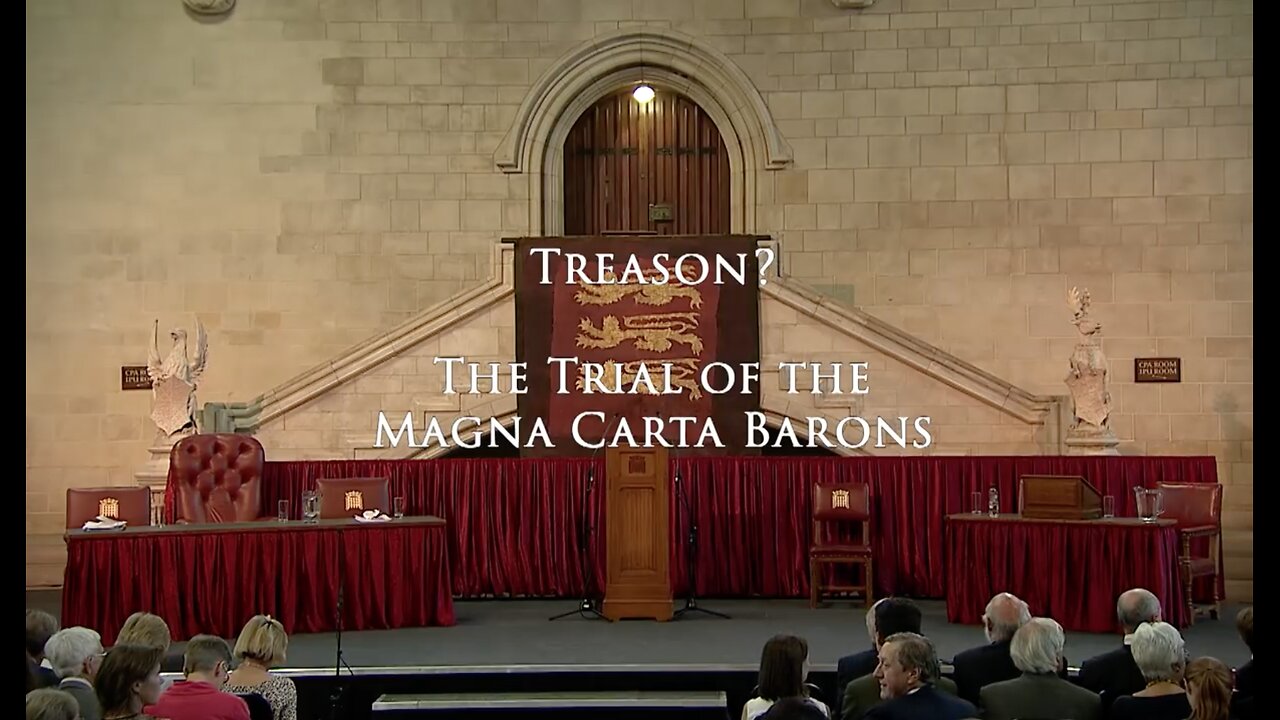 Treason The trial of the Magna Carta barons_ Westminster Hall, 31 July 2015