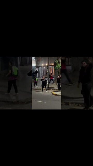 Torcedores do River Plate sendo racistas ao hostilizar a delegação do Fluminense