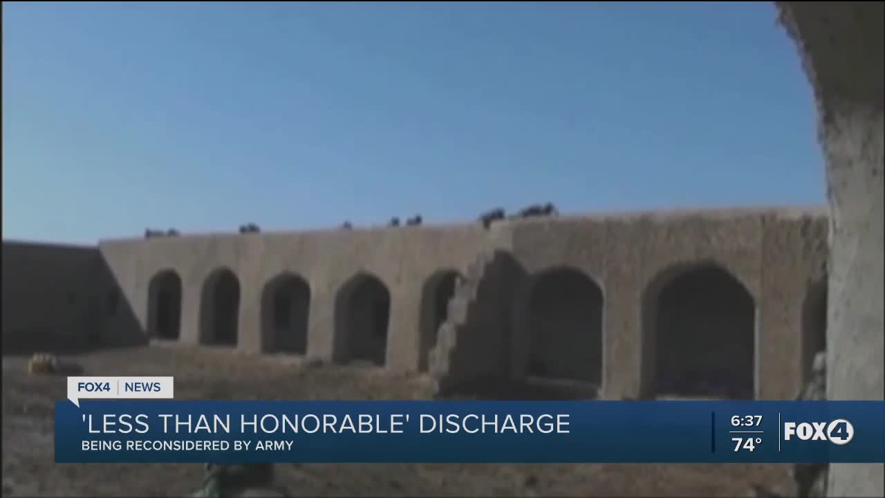 Less Than Honorable Discharge being reconsidered by Army