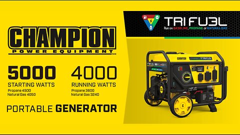 Champion Power Equipment 5000-Watt Electric Start