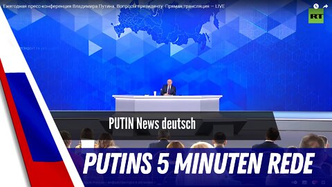 Putins 5 Minuten Rede.