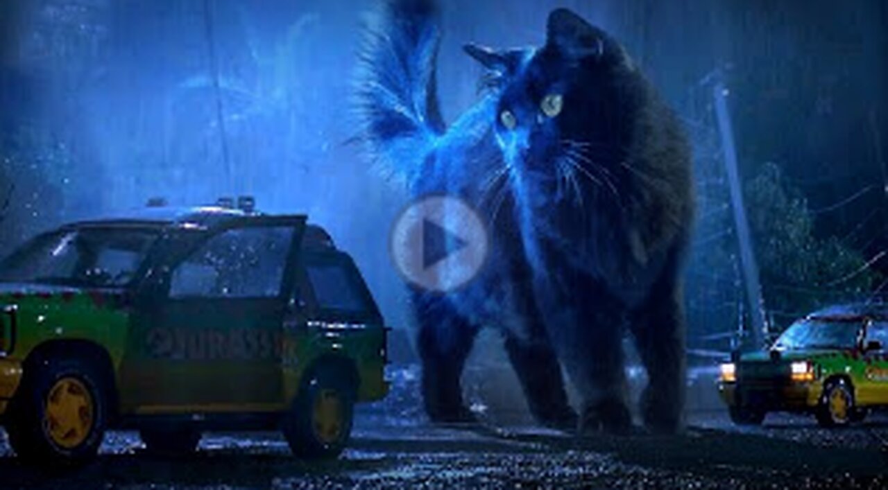 Jurassic Park but with a Cat,SCARY,VIRAL,TRENDING,