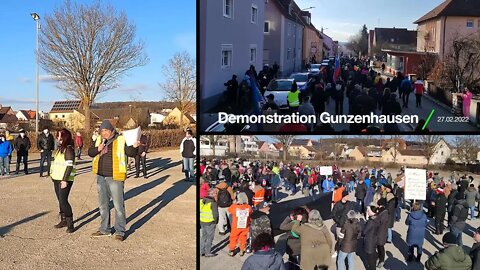 Demonstration Gunzenhausen , 27.02.2022