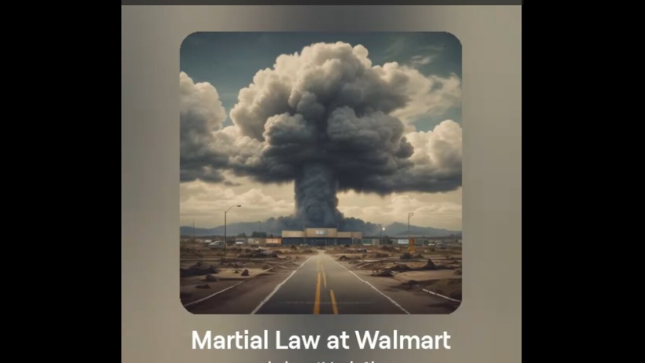 "Martial Law at Walmart Veil of Control"