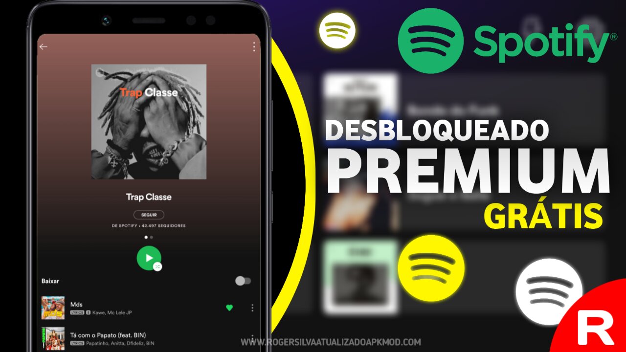 Spotify Premium grátis no celular Androide APK (Atualizado)