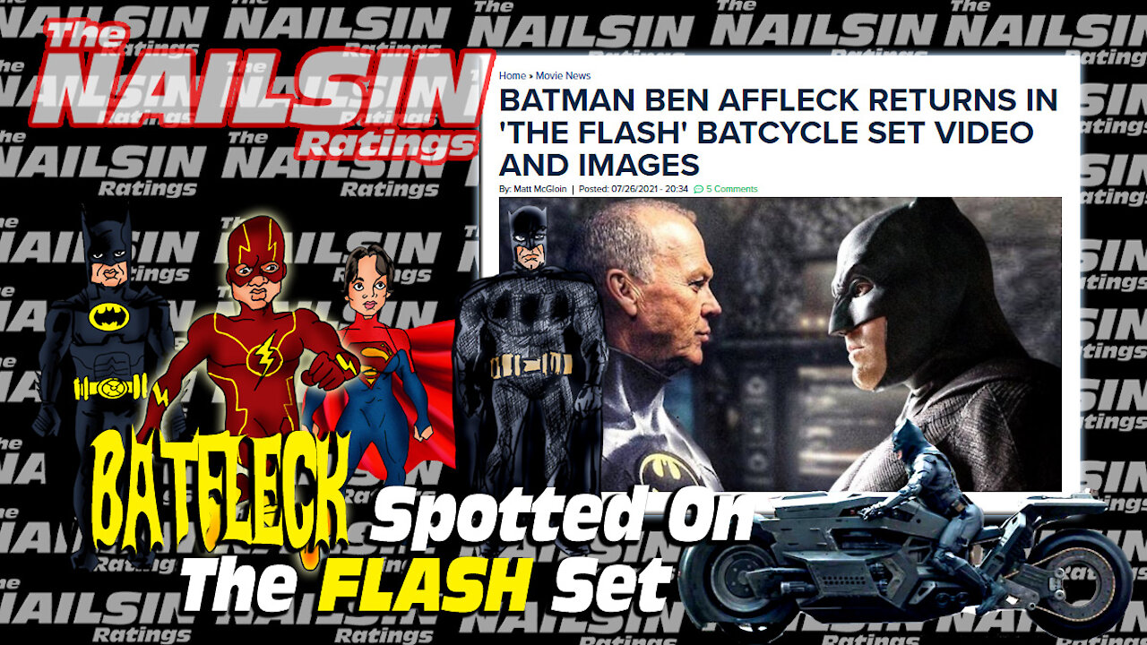 The Nailsin Ratings:Batfleck Spotted On Flash Set