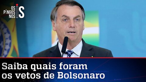 Bolsonaro veta uso obrigatório de máscara