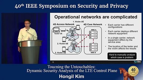 Touching the Untouchables Dynamic Security Analysis of the LTE Control Plane