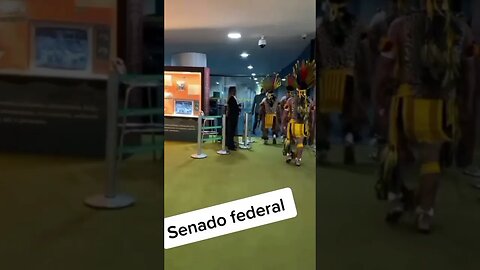 Índios entrando no Senado federal #shorts