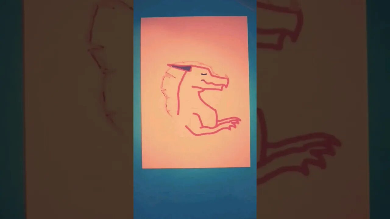 SAD DRAGON DANCE! #sadcatdance #drawing #art #dragon #dancing #digitalart #artdrawing