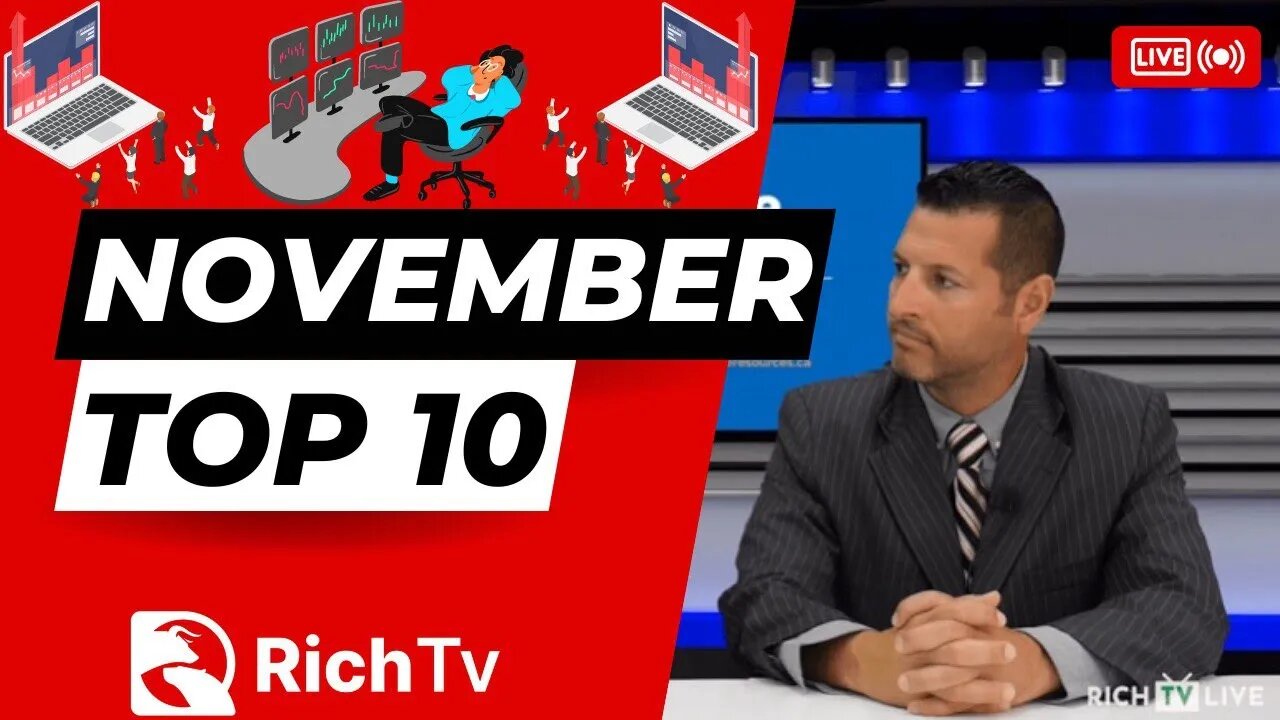 Top 10 Stocks November 2022 - Dividends - RICH TV LIVE Podcast