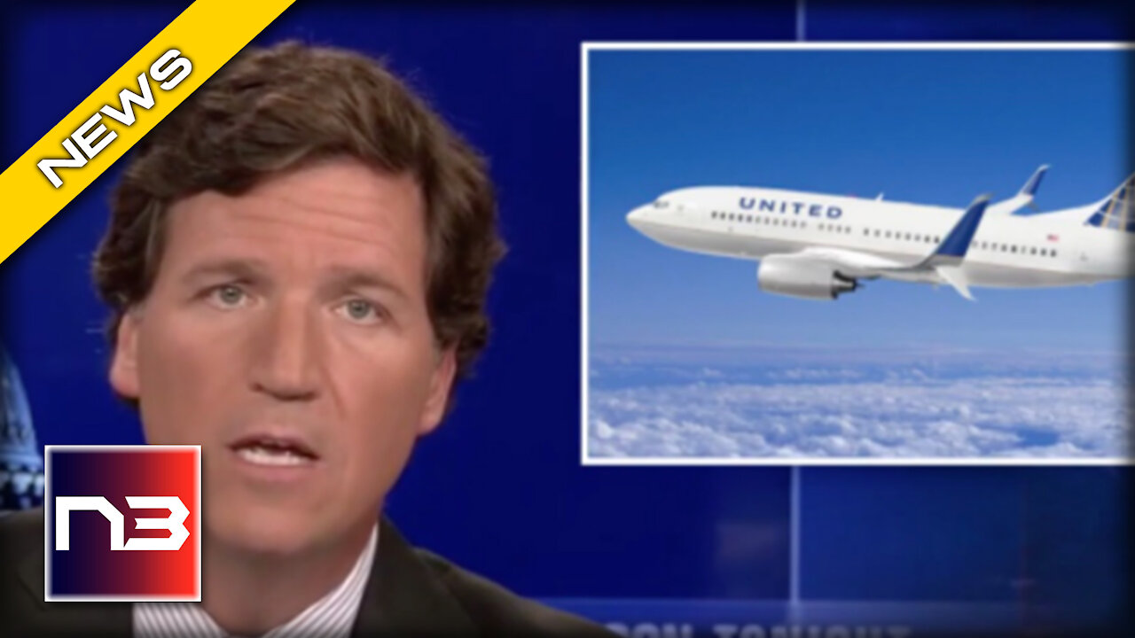 Tucker Carlson UNLOADS On United Airlines For New “Woke” Hiring Policy