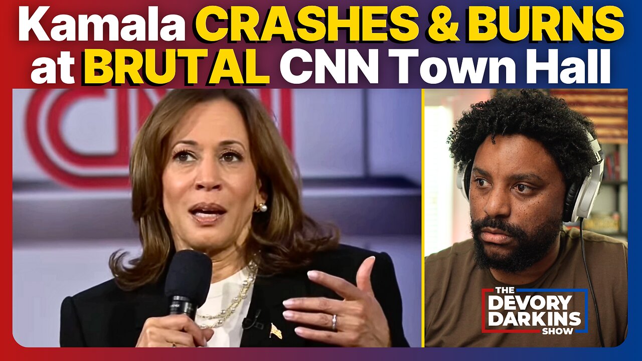 Kamala CRASHES & BURNS During BRUTAL CNN Town Hall