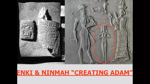 Ancient Sumerian Tablet, Enki & Ninmah Create "Adam" 6,000 Year Old Text