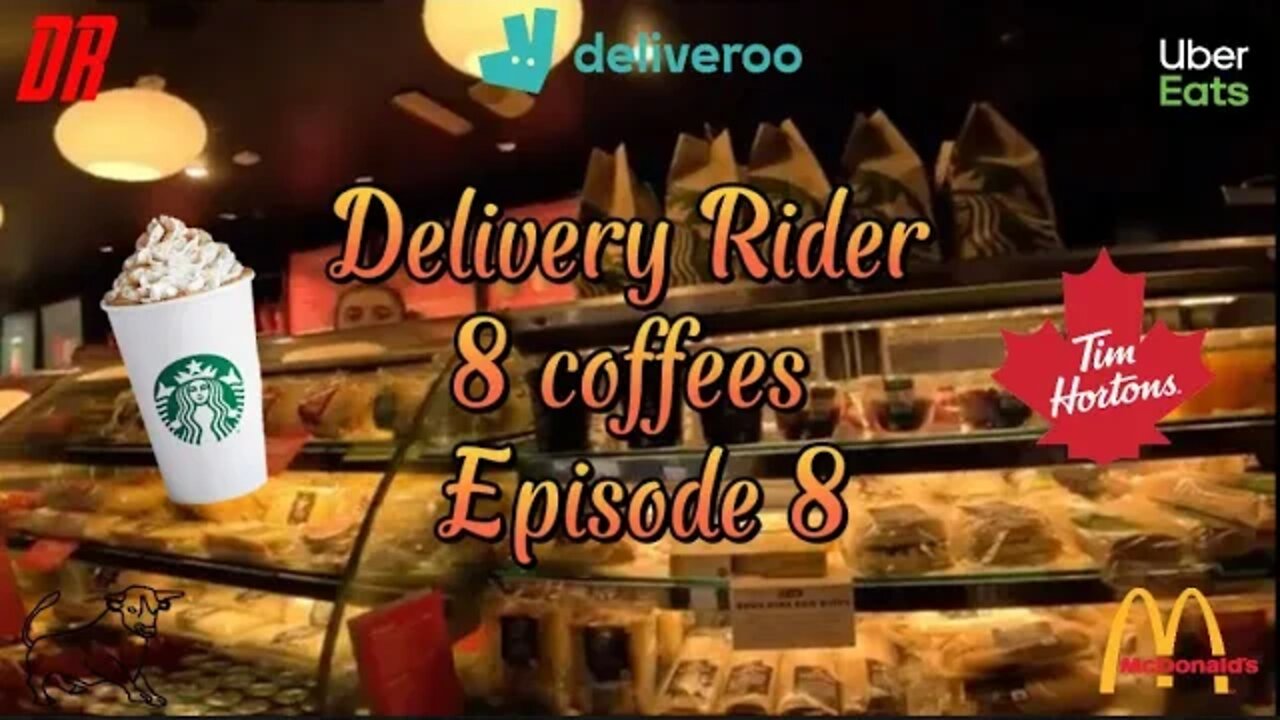 Morning shift With UberEATS & Deliveroo (8 coffees on drop) S2E8